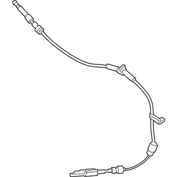 F2GZ-7E395-AB Ford Shift Control Cable Illustration 1 of 1