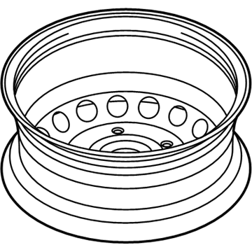 Ford CK4Z-1007-B Wheel Assembly