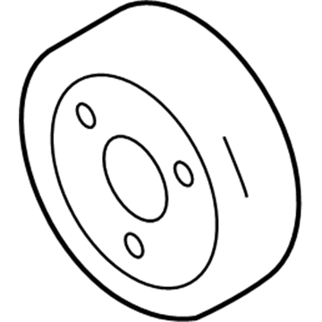 Ford 1S7Z-8509-A Pulley - Water Pump
