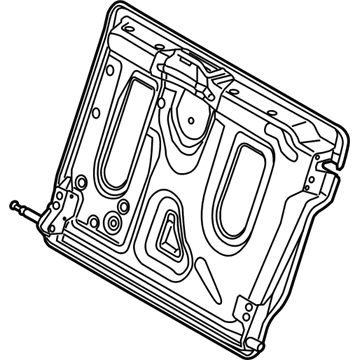 Ford CV6Z-54613A39-B Frame - Rear Seat Back Retainer