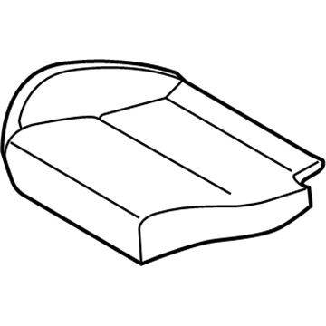 Ford CV6Z-5863804-AA Cover Assembly - Rear Seat Cushion