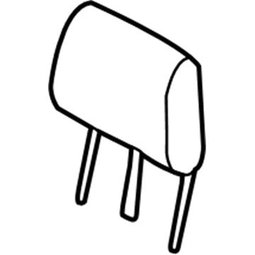 Ford BR3Z-54611A08-AA Head Rest Assembly