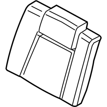 Ford BR3Z-6366601-AA Cover Assembly - Rear Seat Back