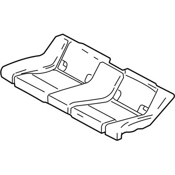 Ford AR3Z-6363804-AA Cover Assembly - Rear Seat Cushion