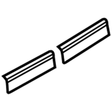 DR3Z-6320001-CC Ford Stripe Kit, White, Lower Illustration 1 of 1