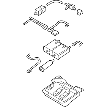 Mercury F6DZ-9D653-BA Reservoir Assembly