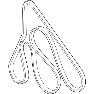 Mercury 4L2Z-8620-A V-Belt