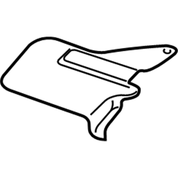 Lincoln Town Car Air Deflector - 6W1Z-8327-C