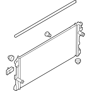 Ford NB3Z-8005-B Radiator Assembly
