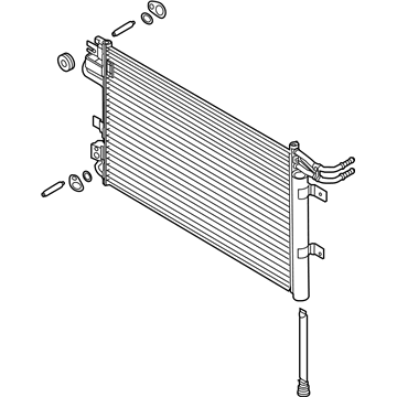 Ford EG1Z-19712-F Condenser Assembly