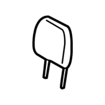 Ford FU5Z-78611A08-AA Headrest - Cover And Pad