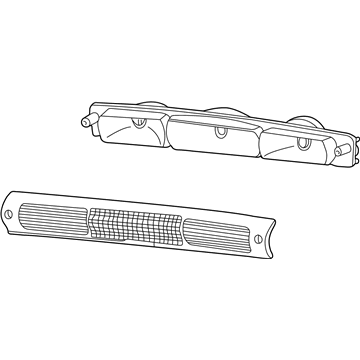 Lincoln XL3Z-13A613-BA Lamp Assembly - Rear High