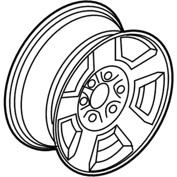 Ford AL3Z-1015-B Wheel Assembly