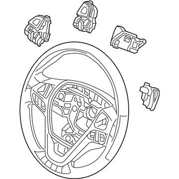Ford DA8Z-3600-BA Wheel Assembly - Steering