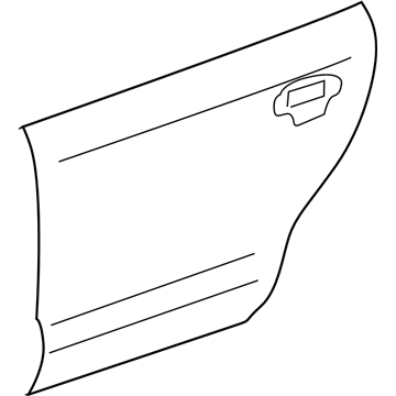 Ford 7G1Z-5424700-A Panel Assembly - Door - Outer