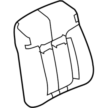 Ford 9L3Z-1564416-BA Cover Assembly - Seat Back