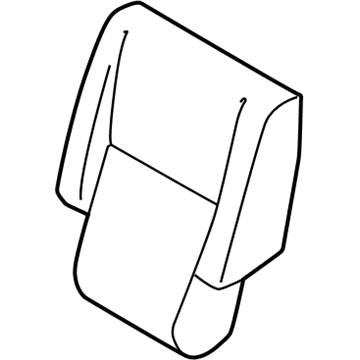 Ford KT1Z-1766600-AF Cover Assembly - Rear Seat Back