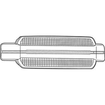 JL3Z-8200-KB Ford Grille Illustration 1 of 1