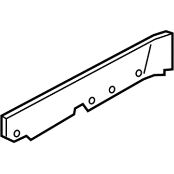 Ford JL7Z-78239A00-AA Trim Molding, Passenger Side JL7Z-78239A00-AA Ford Trim Molding, Passenger Side Illustration 1 of 1