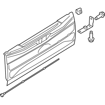 Ford LC3Z-9940700-E Tailgate Assembly