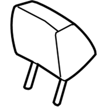 Ford BC3Z-28611A08-BA Pad - Headrest