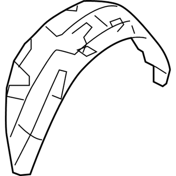 Mercury 6E5Z-5428370-A Shield - Splash - Wheelhouse