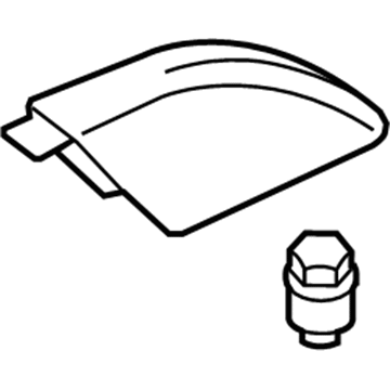 Mercury 5L2Z-7855183-AAA Cover - Roof Rack Slat