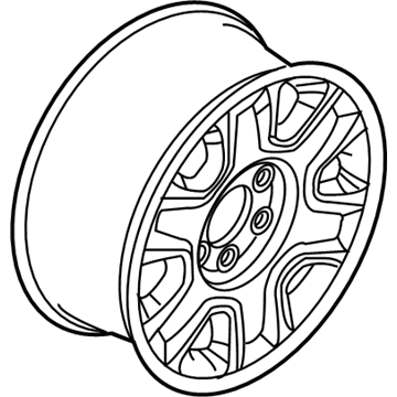 Ford AL3Z-1007-E Wheel Assembly