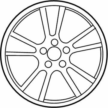 Mercury Marauder Spare Wheel - 3W3Z-1007-BA
