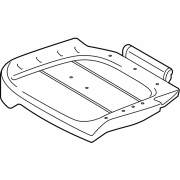 Ford LJ7Z-7863840-J Pad - Rear Seat Cushion LJ7Z-7863840-J Ford Pad - Rear Seat Cushion Illustration 1 of 1