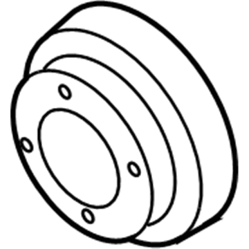 Ford XL3Z-8509-A Pulley - Water Pump