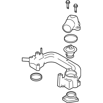 Ford 7R3Z-8C368-C Pipe - Water Bypass