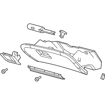 Ford 9W7Z-54060T10-AD Box Assembly - Glove Compartment