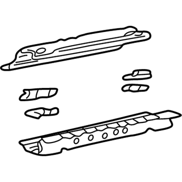 Lincoln 3C5Z-7841302-BA Rail Assembly - Roof Side
