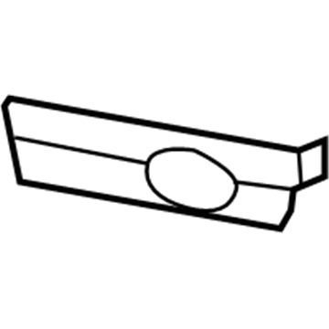 Lincoln 7A1Z-17E810-A Grille - Bumper