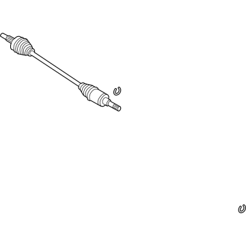 PX6Z-4K138-C Ford Shaft Assembly Illustration 1 of 1
