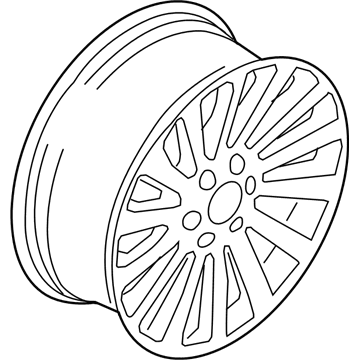 Lincoln NL7Z-1007-D Wheel Assembly
