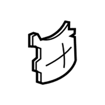 Ford YL8Z-78045G02-AAA Side Shield YL8Z-78045G02-AAA Ford Side Shield Illustration 1 of 1