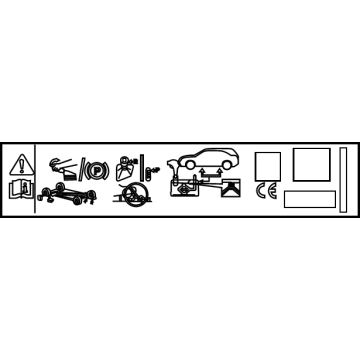 Ford LJ6Z-17A083-C Decal - Jack Operation