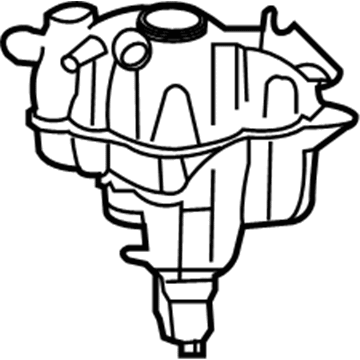 Ford BL8Z-8A080-A Tank Assembly - Radiator Overflow