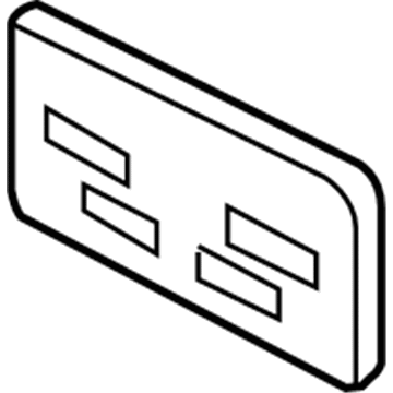 Ford 7L8Z-17A385-A Bracket - License Plate
