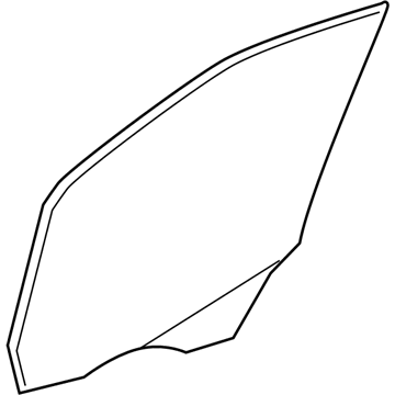 Ford 4L3Z-1821411-AA Glass - Door