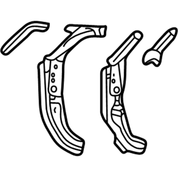 Ford 6C3Z-2502500-A Pillar - Front Body