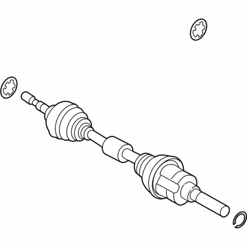 Lincoln K2GZ-3B437-N Shaft - Front Axle