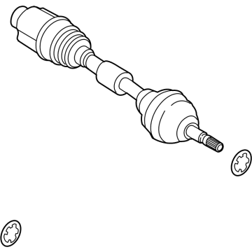 Ford K2GZ-3B436-Y Axle Assembly, Front Passenger Side K2GZ-3B436-Y Ford Axle Assembly, Front Passenger Side Illustration 1 of 1