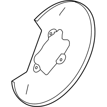 Ford DG1Z-2C029-B Shield - Splash