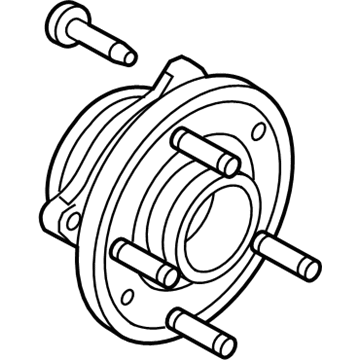 Ford BT4Z-1104-B Hub Assembly - Wheel