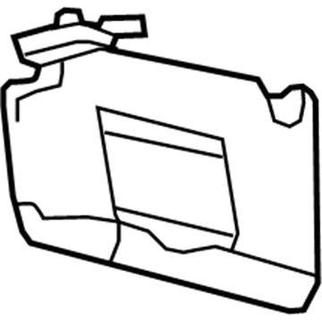 Ford CL3Z-1504104-DC Visor Assembly - Sun