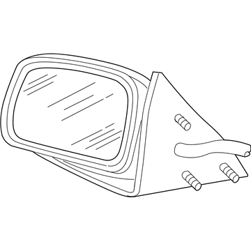Mercury 6W7Z-17682-AA Mirror Assembly - Rear View Outer