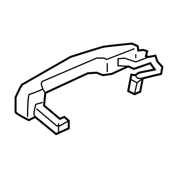 Ford Ranger Exterior Door Handle - AB3Z-2122404-EB